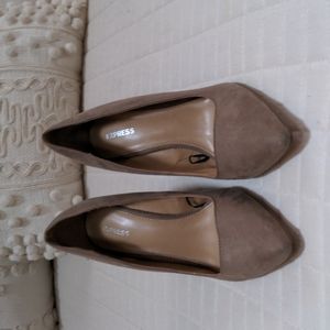 Express Suede Wedges